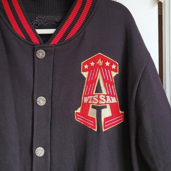 Al Wissam Varsity Bomber Men's Jacket Size 2XL - Picture 2 of 16